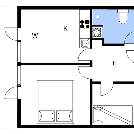 Sct Knudsborg - 12E - Apartment On The Beach * Brenderup